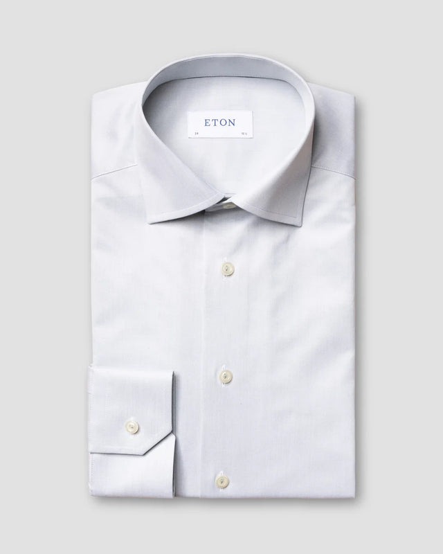 Grünes Signature-Twill-Hemd - Eton