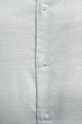 Herringbone Cotton And Tencel Shirt Made In Italy