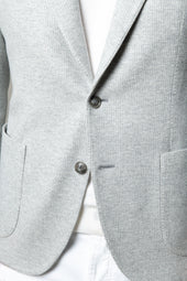 Jersey Houndstooth Jacket Made In Italy