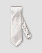 Gray Pin-Dot Jacquard Silk Tie