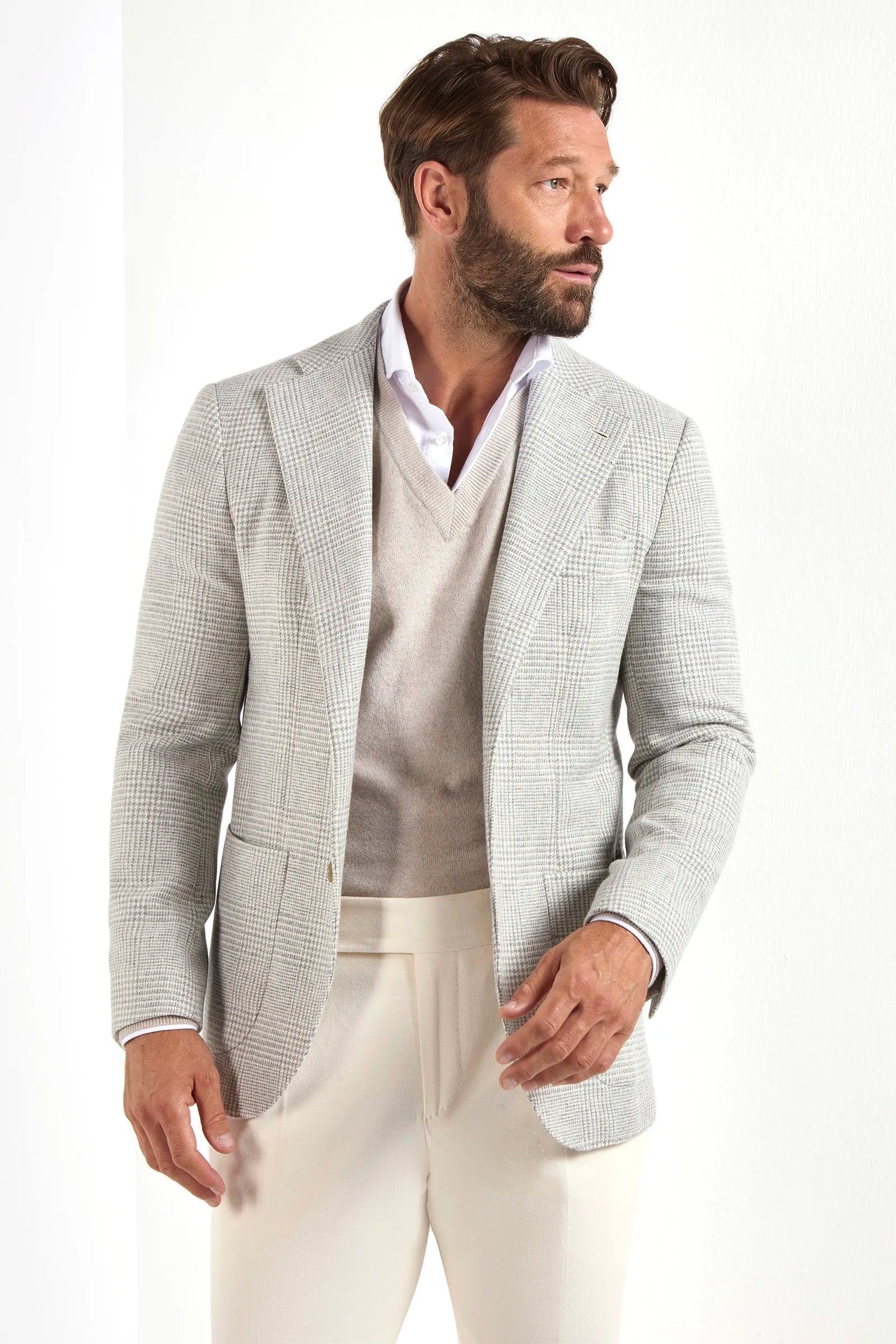 Prince Of Wales Jacket Made In Italy