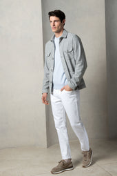 Safari Jacket Flannel Super 180 S Made In Italy