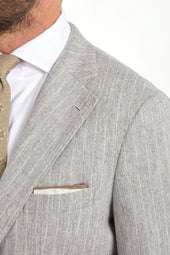 Striped Suit Made In Italy
