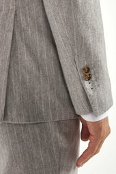 Striped Suit Made In Italy
