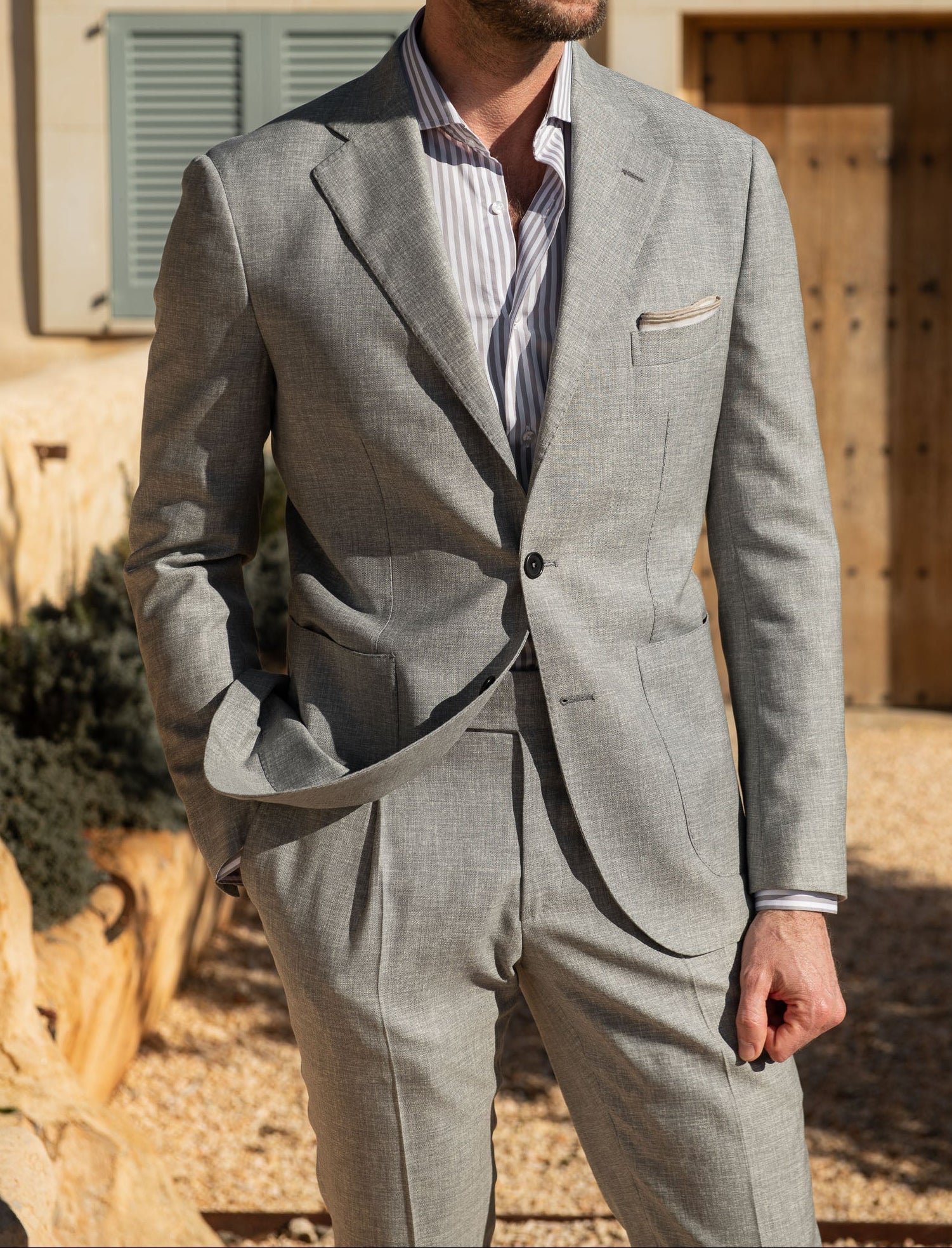 Wool Suit Made In Italy