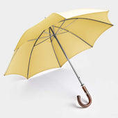 Plain Light Yellow Golf Umbrella