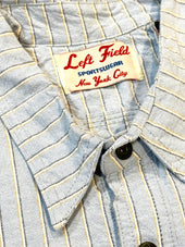 Japanese With Yellow White Stripe 100 Cotton Dustbowl Work Shirt