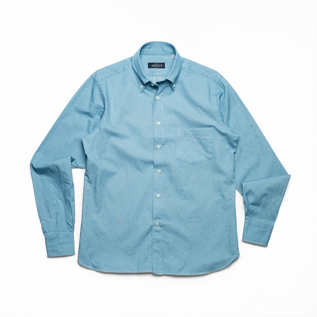 Light Wash Denim Button Down Shirt