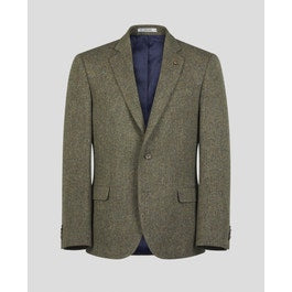 Milltown Handwoven Donegal Tweed Blazer Green | Magee 1866
