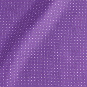 Lilac White Small Spot Silk Pocket Square