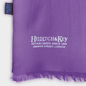 Lilac White Spot Silk Tubular Scarf