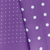 Lilac White Spot Silk Tubular Scarf
