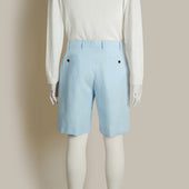 Tailored Linen Beach Shorts In