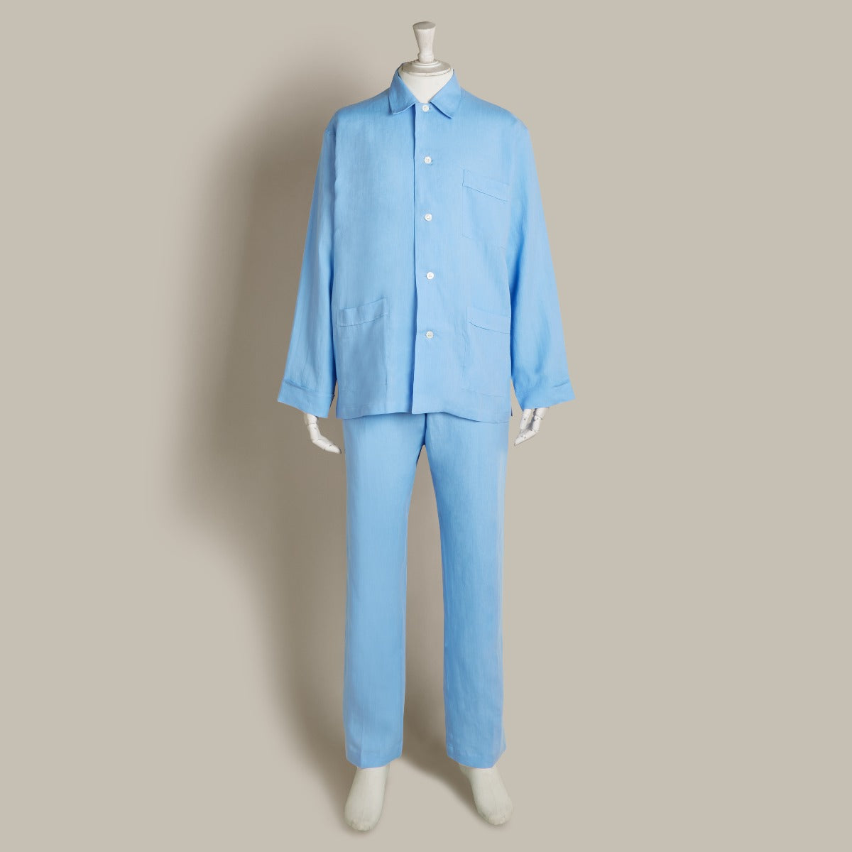 Linen Pyjamas In Lagoon