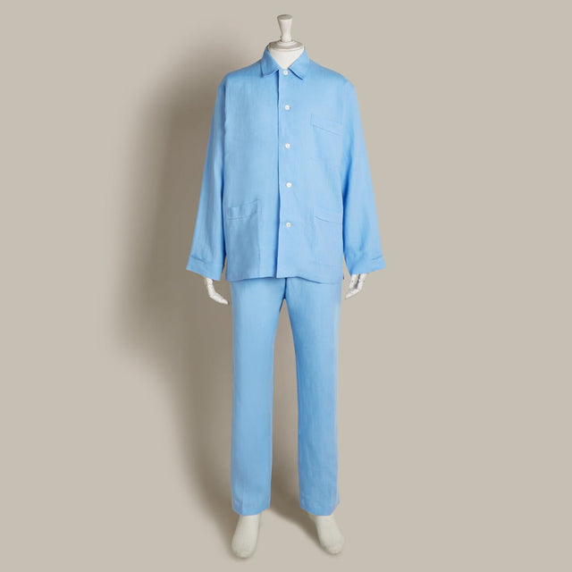 Linen Pyjamas In Lagoon