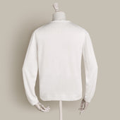 Linen Knitted Sweater In Off