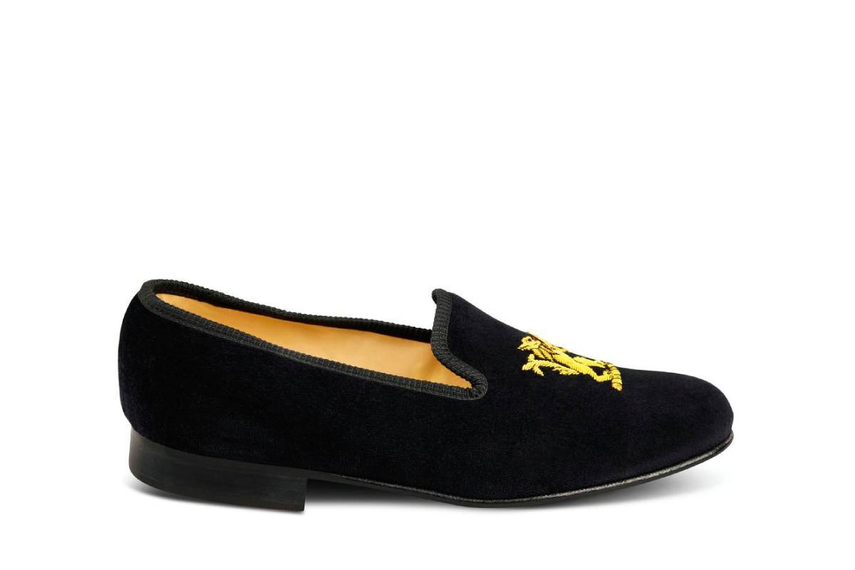 Lion Velvet Slipper
