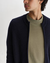 Lisford Stitch Zip Cardigan