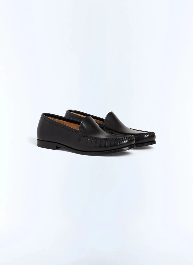 Leather loafers