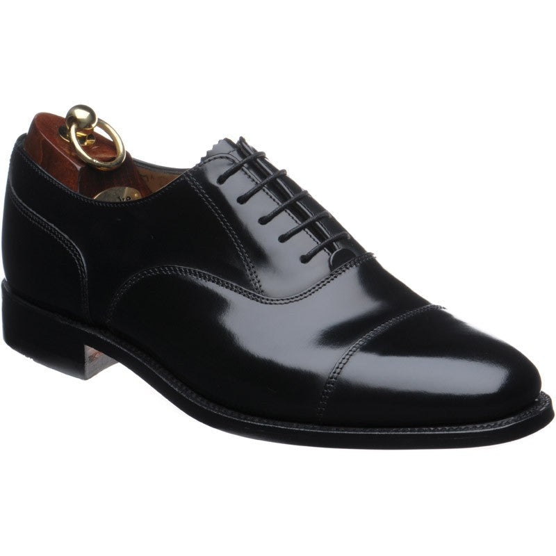Loake 200 mens Oxfords in black polished (second)