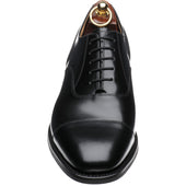 Loake 300 mens rubber-soled Oxfords in black polished