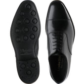 Loake Aldwych R mens rubber-soled Oxfords in black calf