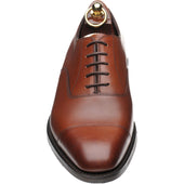 Loake Aldwych R mens rubber-soled Oxfords in mahogany calf