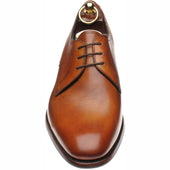 Loake Atherton mens hybrid-soled Derby shoes in tan calf