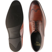 Loake Bale mens rubber-soled brogues in scotch calf