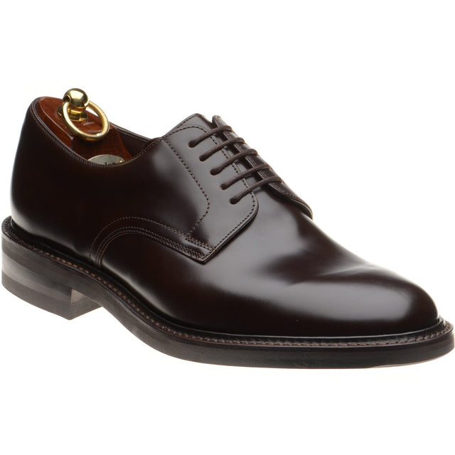 Loake Barbican mens rubber-soled in espresso polished