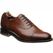 Loake Comanche mens rubber-soled Oxfords in cedar calf