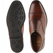 Loake Comanche mens rubber-soled Oxfords in cedar calf