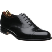 Loake Elgin mens Oxfords in black polished