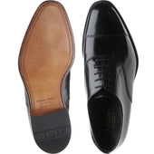 Loake Elgin mens Oxfords in black polished