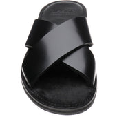 Loake Gozo mens rubber-soled in black calf