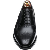 Loake Hodges mens brogues in black calf (second)