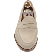 Loake Imperial mens loafers in sand suede (second)