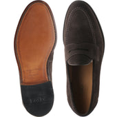 Loake Imperial Rubber Exclusive mens in brown suede