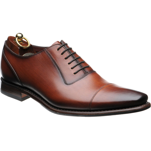 Loake Larch mens hybrid-soled Oxfords in chestnut calf (second)