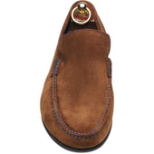Loake Nicholson mens hybrid-soled loafers in polo suede