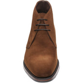 Loake Pimlico mens rubber-soled Chukka boots in brown suede
