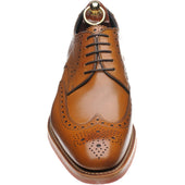 Loake Redgrave mens rubber-soled brogues in tan calf (second)