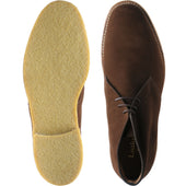 Loake Rivington mens Chukka boots in brown suede