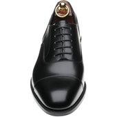Loake Stonegate mens Oxfords in carbon black calf