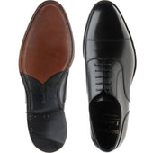 Loake Stonegate mens Oxfords in carbon black calf