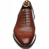 Loake Trinity mens semi-brogues in mahogany calf (second)