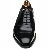 Loake Truman mens rubber-soled Oxfords in black polished