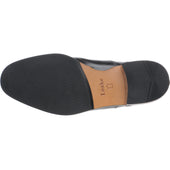 Loake Woodstock mens semi-brogues in black calf and polished