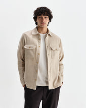 Lomond Natural Heavy Wool Overshirt
