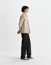 Lomond Natural Heavy Wool Overshirt